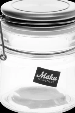 Maku Keittiötarvikkeet<Lasipurkki patenttikansi teräs 0,1 L