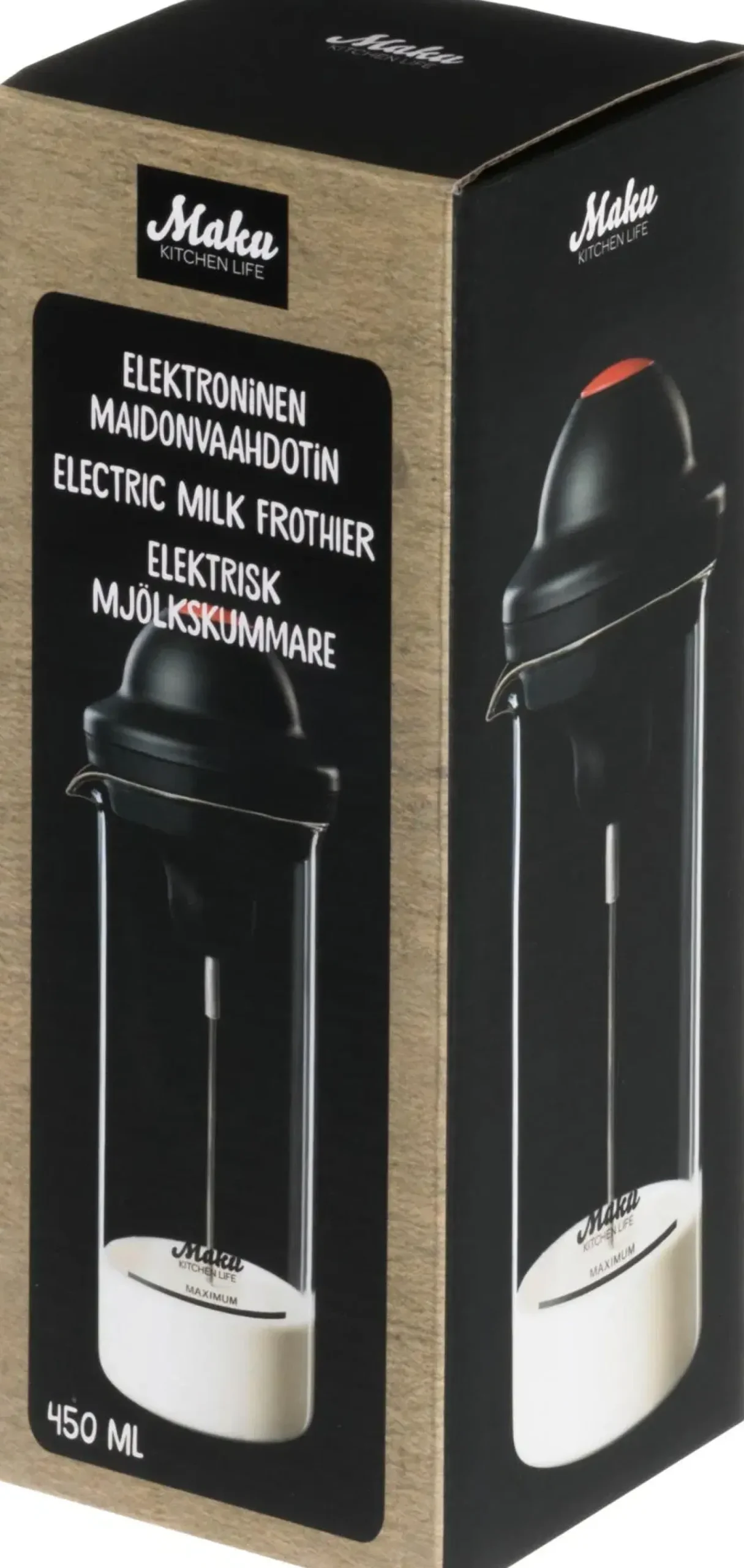 Maku Keittiötarvikkeet<Maidonvaahdotin elektroninen 450 ml