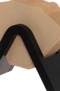 Maku Keittiötarvikkeet<suodatinpussiteline bambu musta