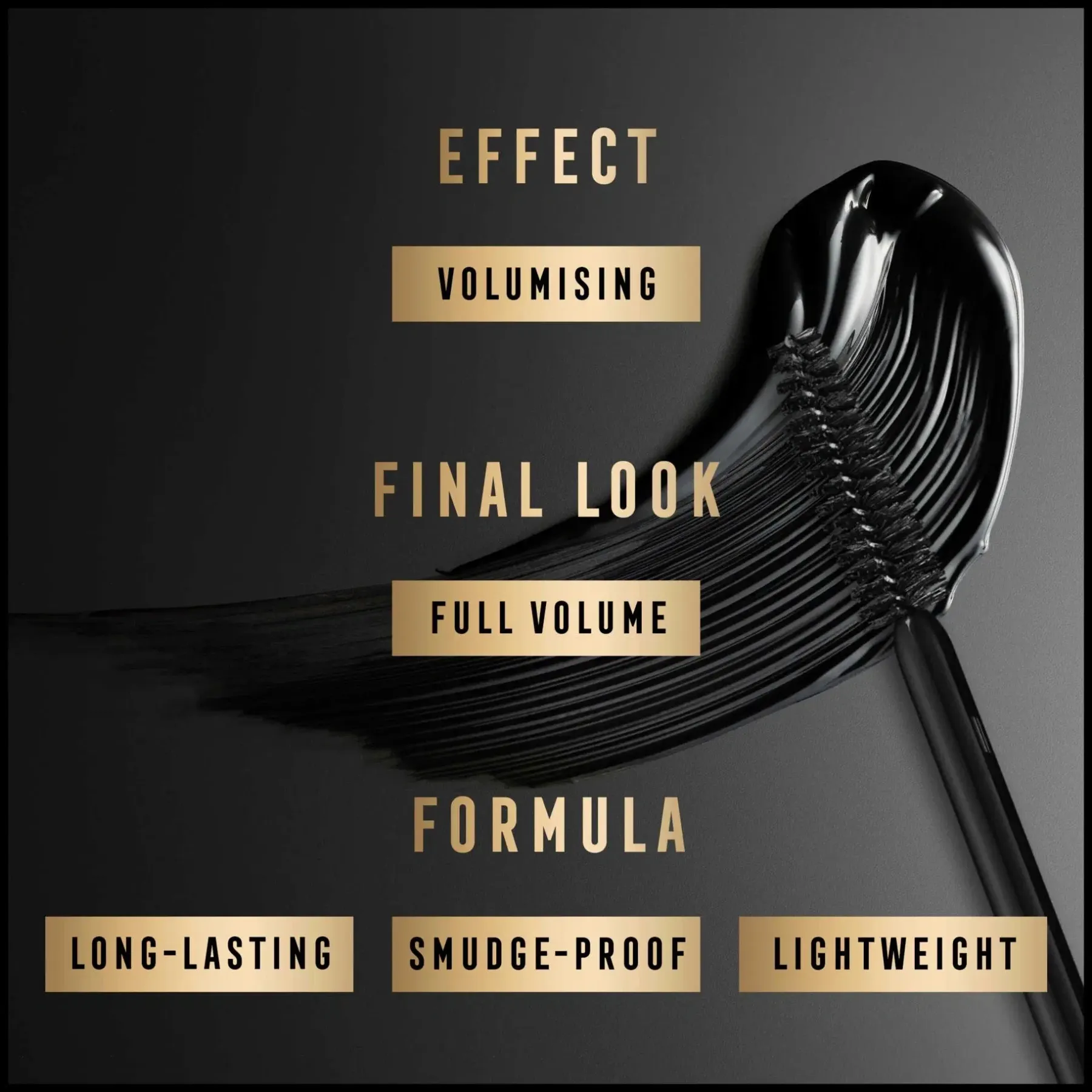 Hot 2000 Calorie ripsiväri 9 ml Black Silmämeikit