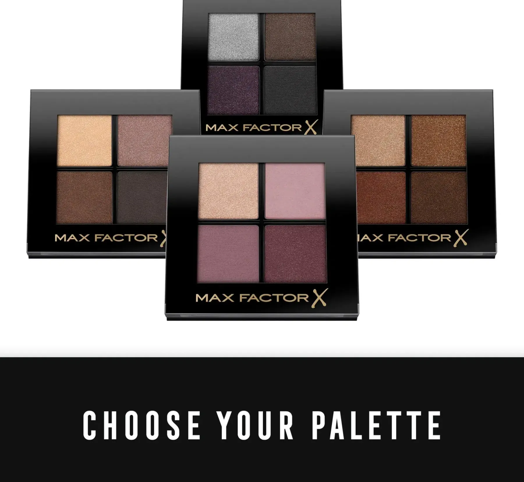 Online Colour X-pert Soft Touch Palette 04 Veiled Bronze 4,3 g luomiväripaletti Silmämeikit