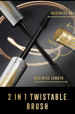 New Masterpiece 2in1 Mascara Black 7 ml ripsiväri Silmämeikit