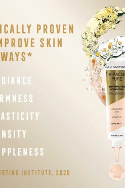 Hot Miracle Pure Foundation 75 Golden 30 ml Kasvomeikit