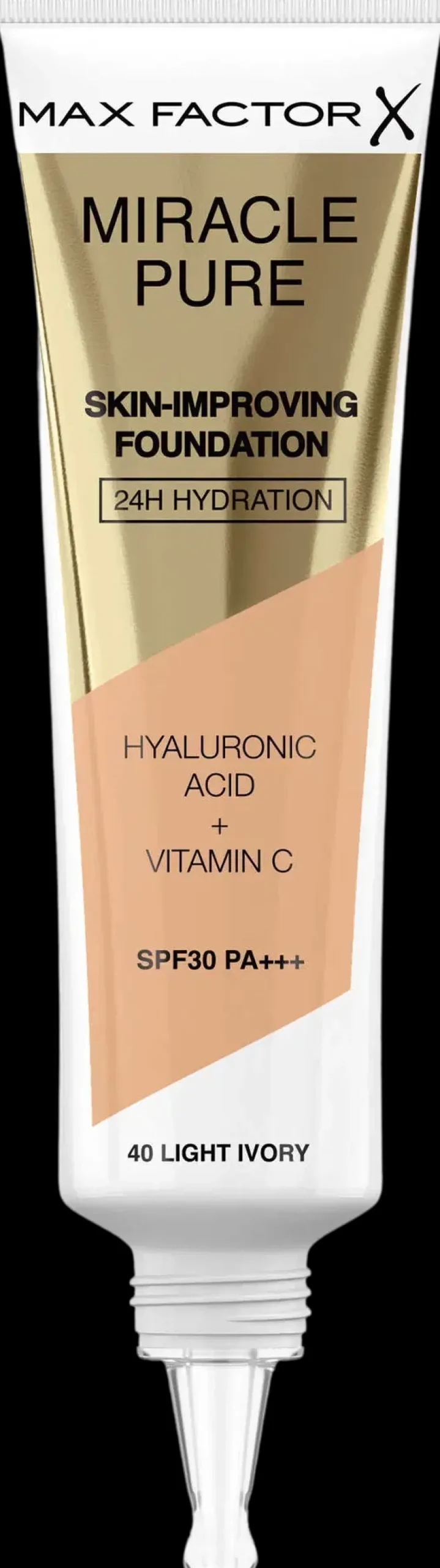 Online Miracle Pure Foundation 40 Light Ivory 30 ml Kasvomeikit