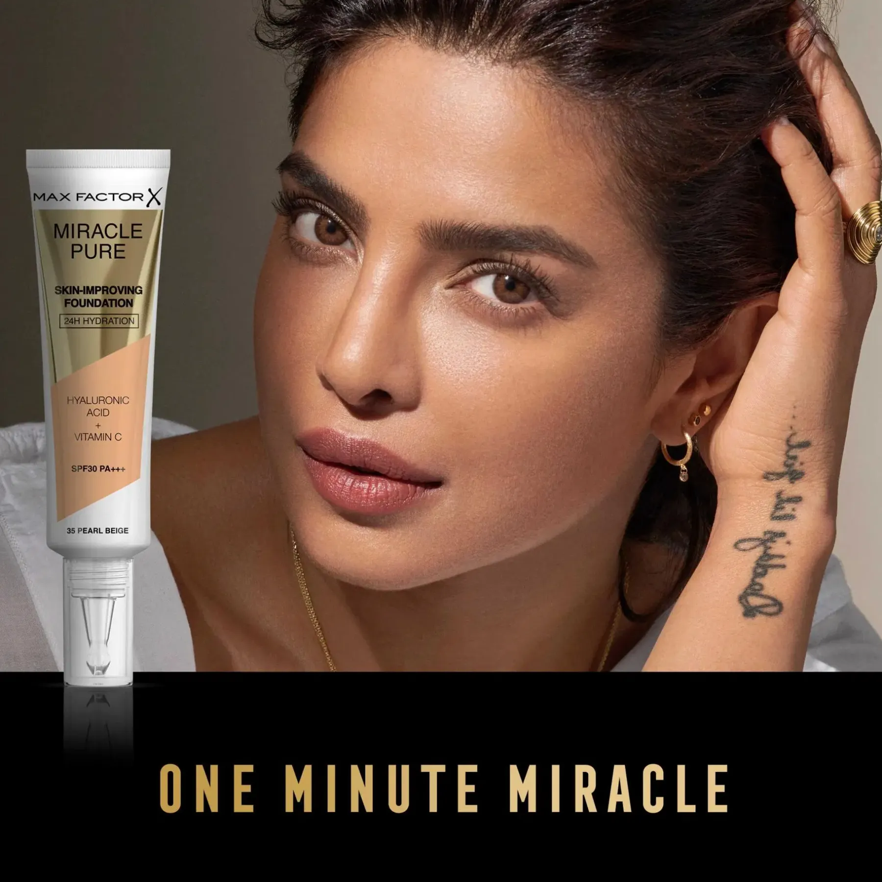 Online Miracle Pure Foundation 40 Light Ivory 30 ml Kasvomeikit