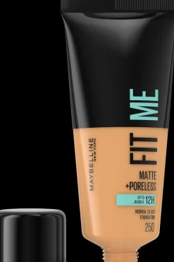Best New York Fit Me Matte+Poreless -meikkivoide 250 Sun Beige 30ml Kasvomeikit