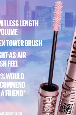 Best New York Lash Sensational Sky High Pink Air maskara 7,2ml Silmämeikit