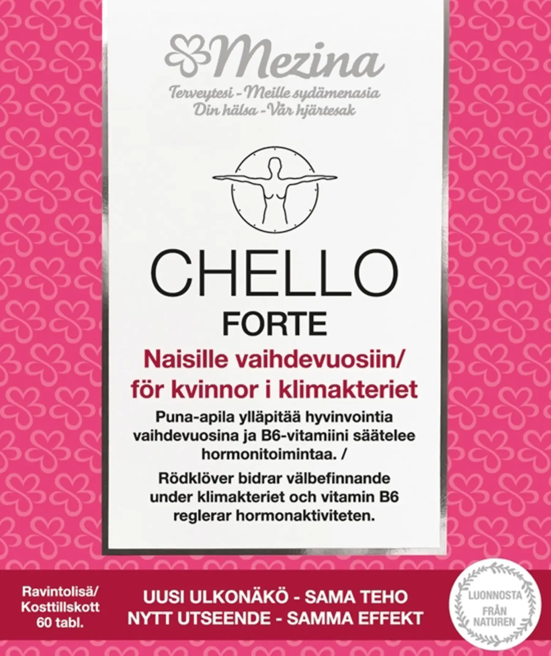 Best Chello Forte + B6 soija-yrttivalmiste ravintolisä 60 tabl. 38 g Erityisvalmisteet