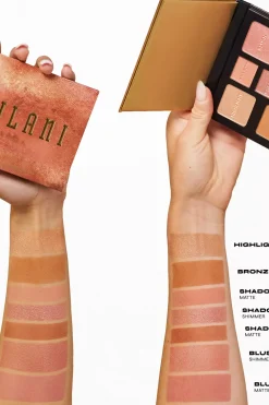 Best Cosmetics All-Inclusive Eye, Cheek & Face Palette kasvomeikkipaletti 11 g Meikkisiveltimet Ja -Välineet