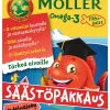 Möller Omegat Ja Muut Rasvahapot<Omega-3 Pikkukalat säästöpakkaus vadelmainen pehmeä pureskeltava 72kpl