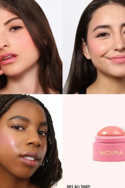 Hot MOIRA Soft Blush Balm poskipuna Kasvomeikit
