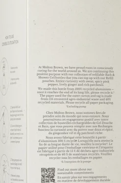 Molton Brown Vartalonhoito<Infinite Bottle Fiery Pink Pepper Bath & Shower Gel suihkugeeli 400 ml