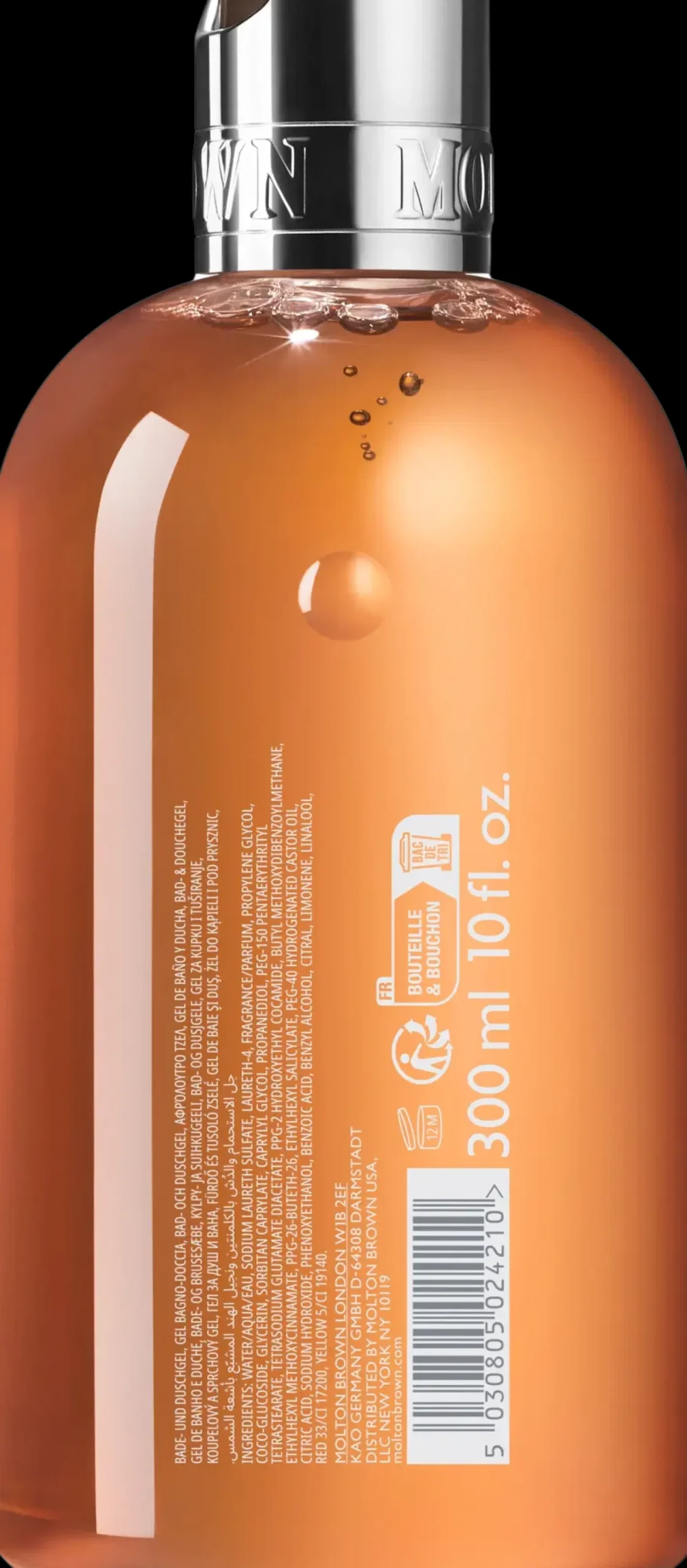Molton Brown Vartalonhoito<Sunlit Clementine & Vetiver Bath & Shower Gel suihkugeeli 300 ml