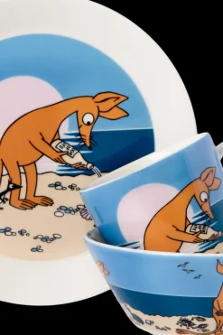 Moomin Arabia Finland Tarjoiluastiat|Kulhot<Muumi kulho 15cm Nipsu rannalla