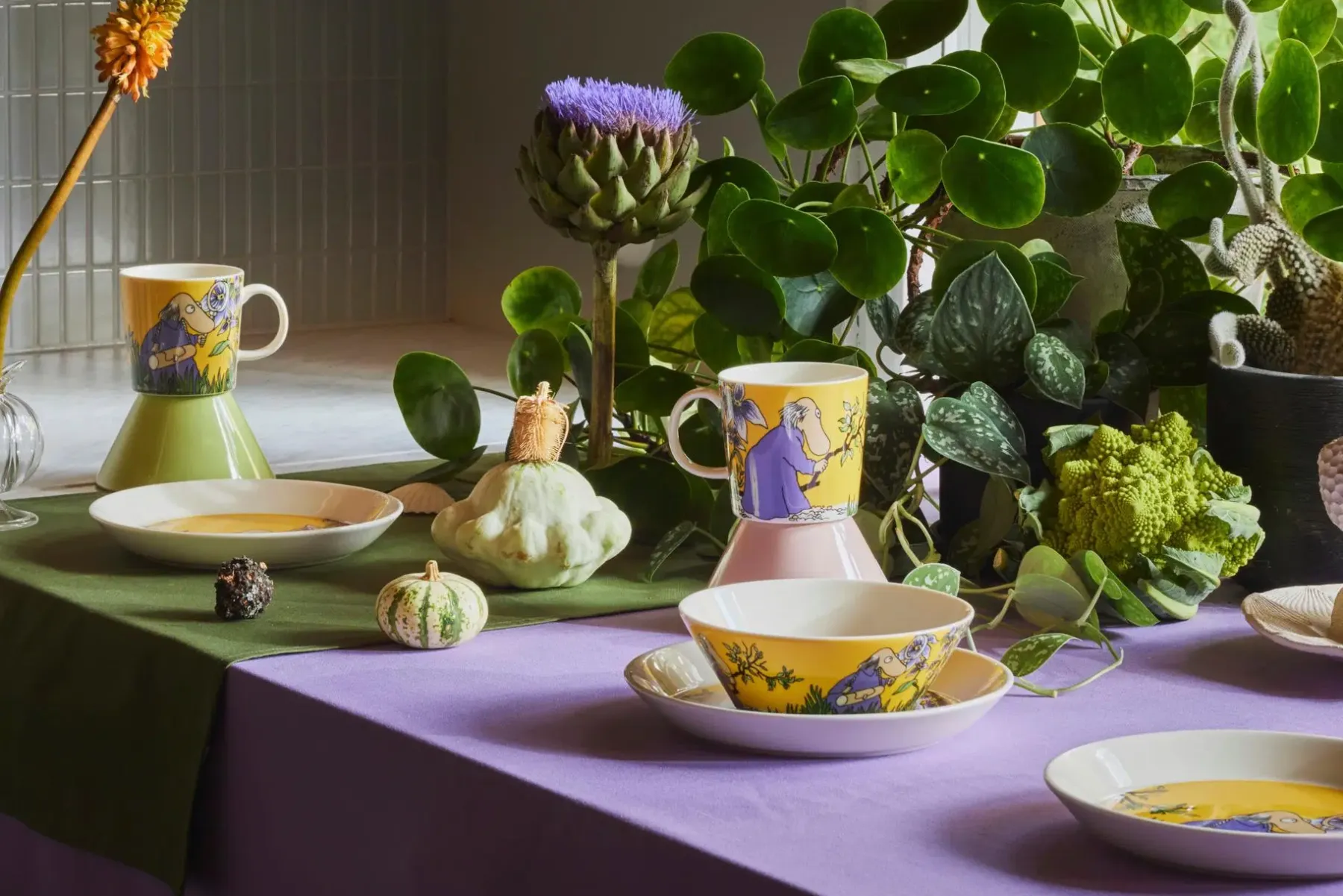 New Moomin Arabia Muumi Hemuli muki 0,3l keltainen Mukit Ja Kupit