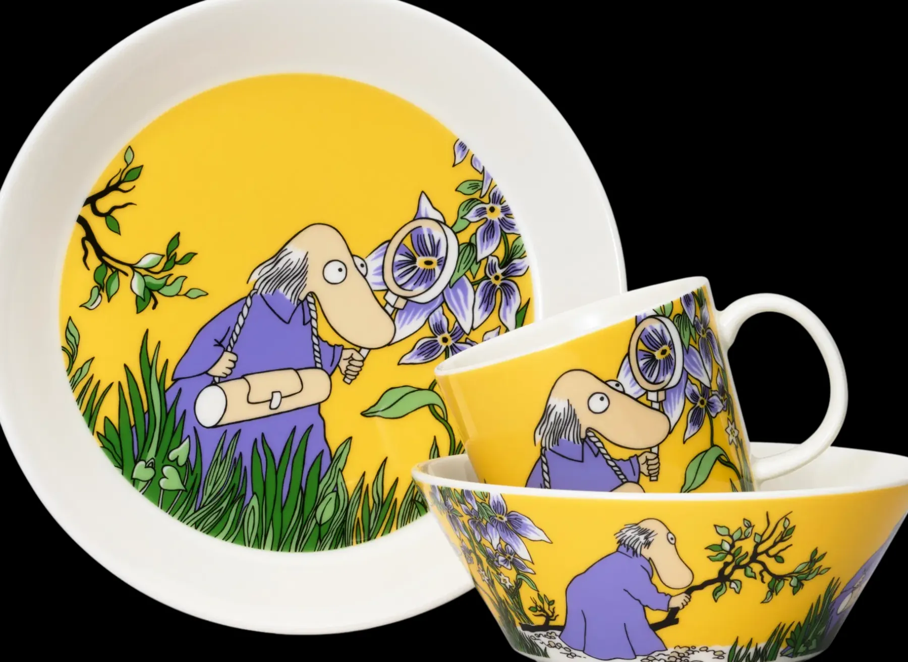 New Moomin Arabia Muumi Hemuli muki 0,3l keltainen Mukit Ja Kupit