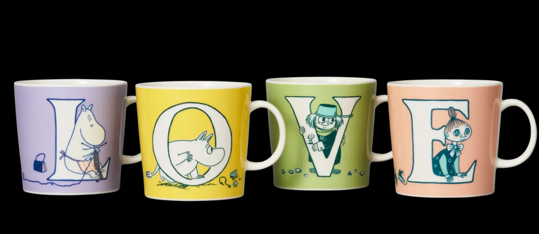 Moomin Arabia Finland Mukit Ja Kupit<Moomin Arabia Muumi Muki ABC V 0,4l