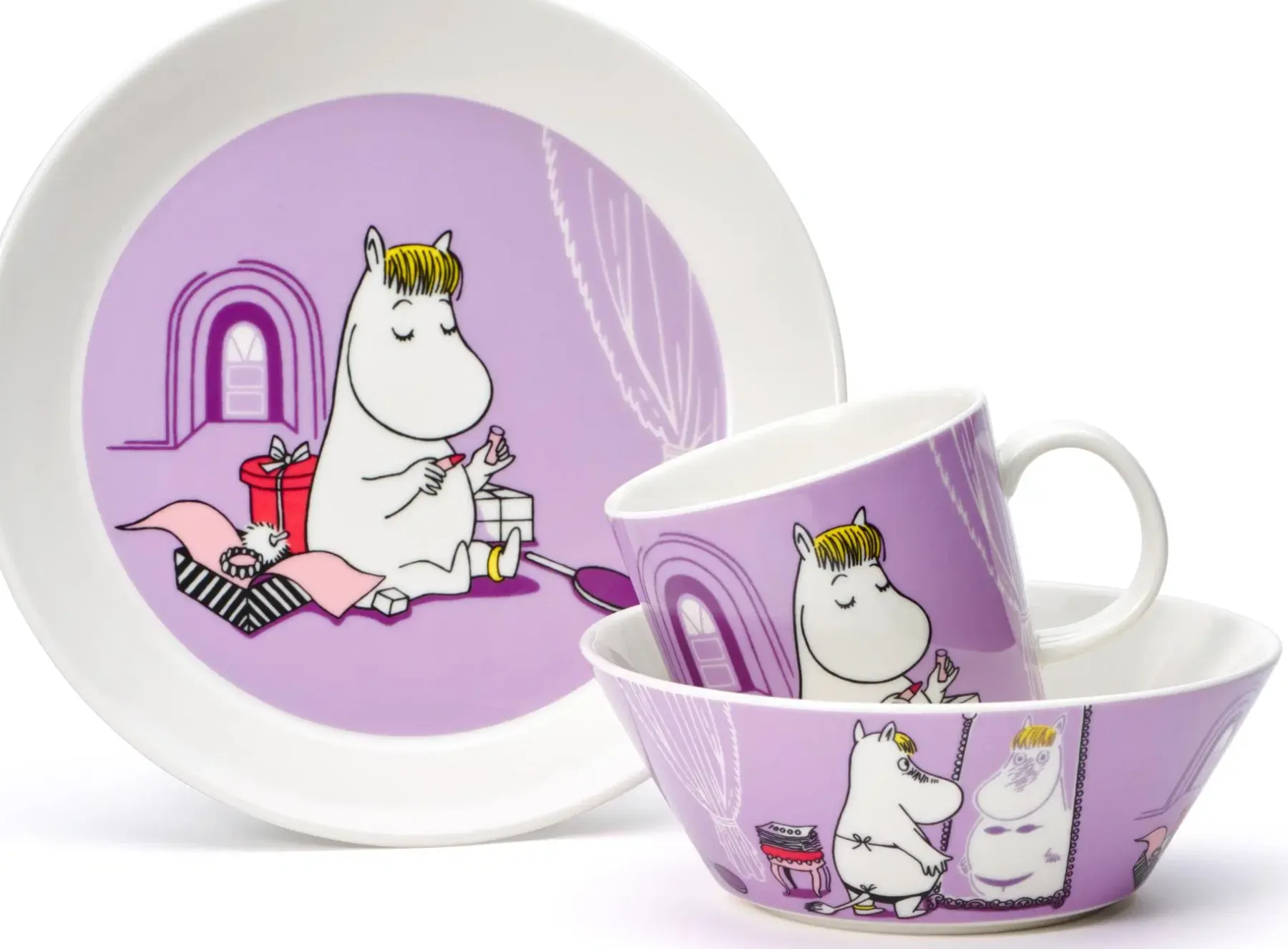 Moomin Arabia Finland Mukit Ja Kupit<Moomin Arabia Muumi Muki Niiskuneiti 0,3 l liila