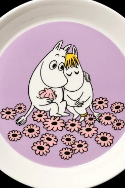 Moomin Arabia Finland Lautaset<Moomin Arabia Muumi Sydänkäpyset lautanen 19cm