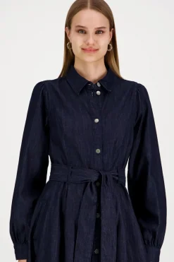 Clearance More&More Denim mekko Pluskoot|Mekot