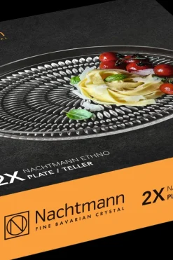 Nachtmann Lautaset<Ethno tarjoilulautanen 22cm kirkas 2 kpl