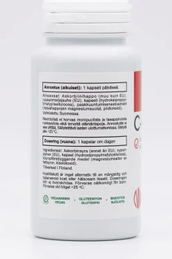 Outlet n Ruusunmarja C-vitamiini 600 mg ravintolisä 100 kaps. Vitamiinit