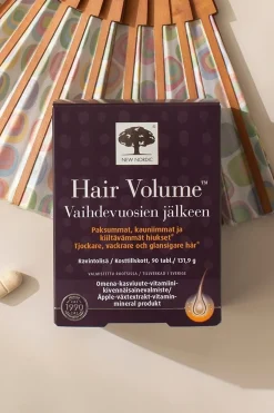 New Nordic Kauneuden Hyvinvointivalmisteet<Hair Volume™ Vaihdevuosien jälkeen ravintolisä 90 tabl. / 131,9 g