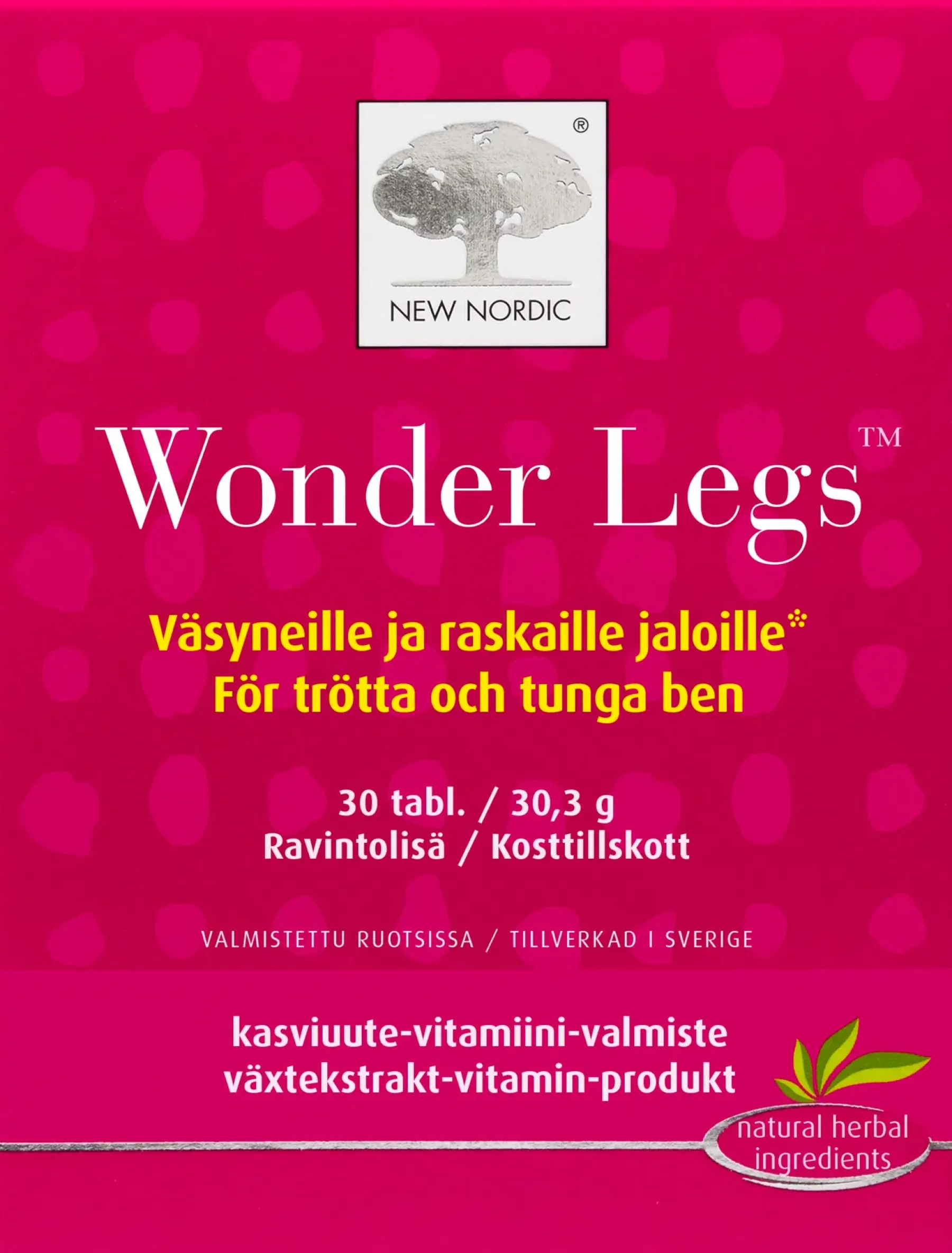 Discount Wonder Legs™ ravintolisä 30 tabl./ 30,3 g Painonhallintavalmisteet