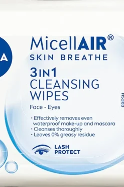 Hot 25kpl 3-in-1 Micellar Cleansing Wipes -puhdistusliinat Kasvojenhoito