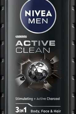 NIVEA Ihonhoito<MEN 250ml Active Clean Shower Gel -suihkugeeli