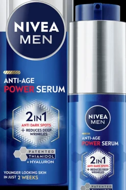 NIVEA MEN Ihonhoito<30ml Anti-Age 2in1 Power Serum kasvoseerumi