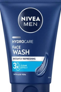 NIVEA MEN Ihonhoito<100ml Hydrocare Face Wash -kasvojenpuhdistusgeeli