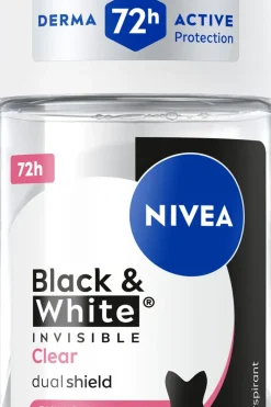 Clearance 50ml Black & White Invisible Original Deo Roll-on -antiperspirantti Vartalonhoito