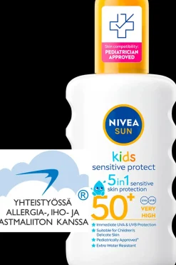 Best SUN 200ml Kids Sensitive Protect Sun Spray SK50+ -aurinkosuojasuihke Aurinkotuotteet