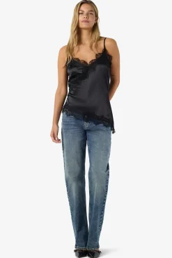 Nmsofie s/l satiini toppi Paidat Ja Topit