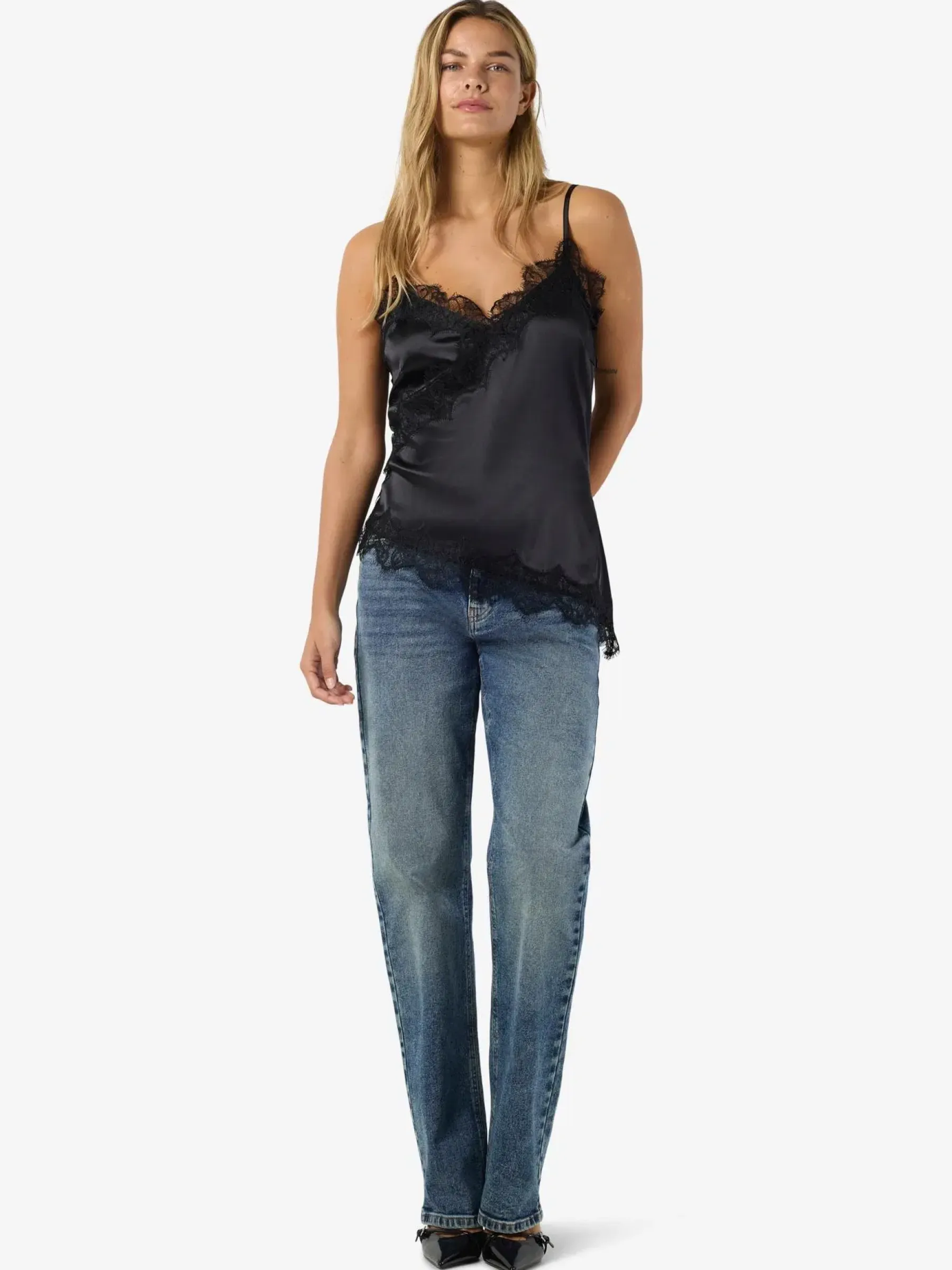 Nmsofie s/l satiini toppi Paidat Ja Topit