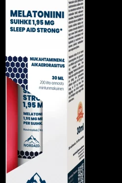 Online Nordaid Sleep Aid Strong melatoniinisuihke 30 ml Melatoniinit