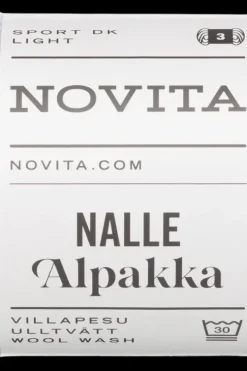 Novita Villalangat<lanka Nalle Alpakka 50g vaalea laventeli 708
