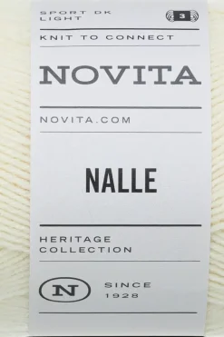 Novita Villalangat<Nalle 100g 010 luonnonvalkoinen