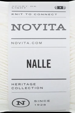 Novita Villalangat<Nalle 100g 011 valkoinen