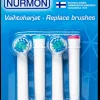 Nurmon Suuhygienia|Suuhygienia<Vaihtoharjat 4 pehmeä, Oral-B yhteensopivat