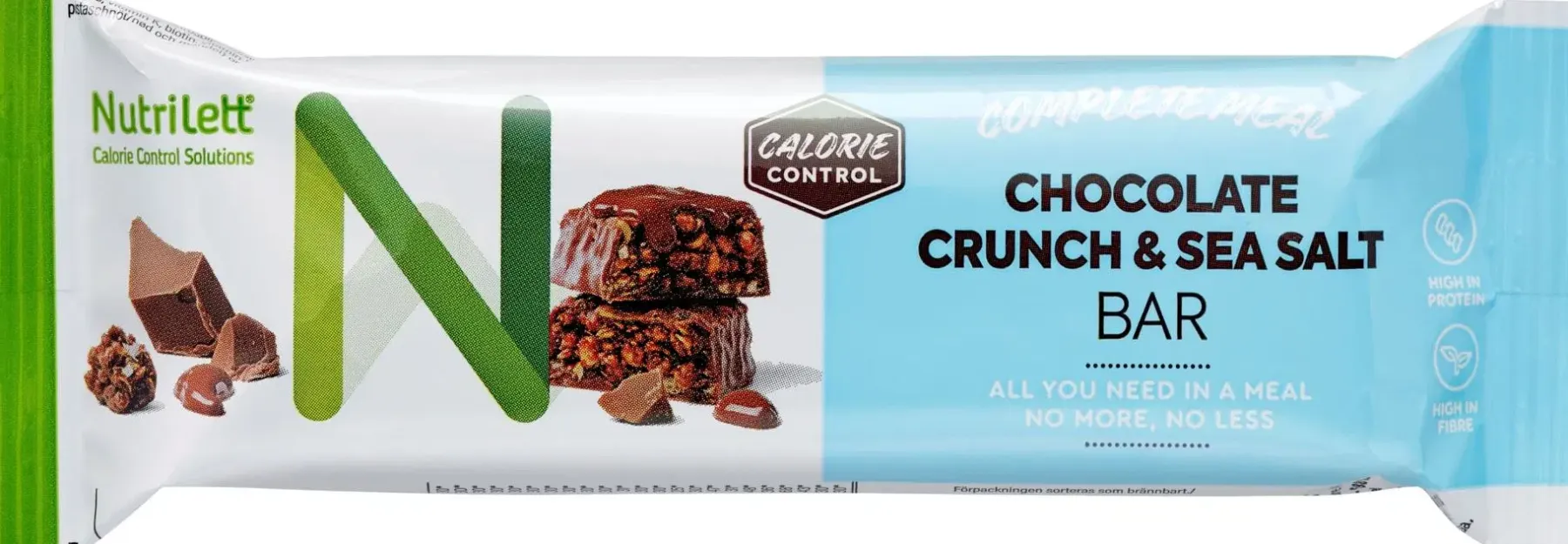 Nutrilett LCD-tuotteet<Chocolate Crunch & Sea Salt bar atreriankorvikepatukka 60g