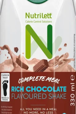 Nutrilett LCD-tuotteet<Rich Chocolate flavoured shake suklaanmakuinen juoma 330ml