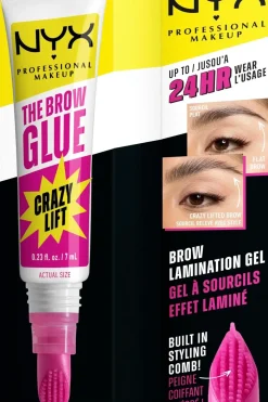 Online The Brow Glue Crazy Lift Pitkäkestoinen Kulmageeli 01 Transparent 7 ml Silmämeikit