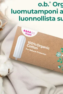 o.b. Kuukautiset Ja Intiimihygienia<® Organic Super 16 kpl