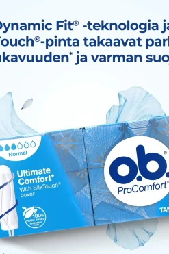 o.b. Kuukautiset Ja Intiimihygienia<® ProComfort Normal 16 kpl