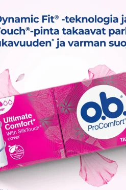 o.b. Kuukautiset Ja Intiimihygienia<® ProComfort Super 16 kpl