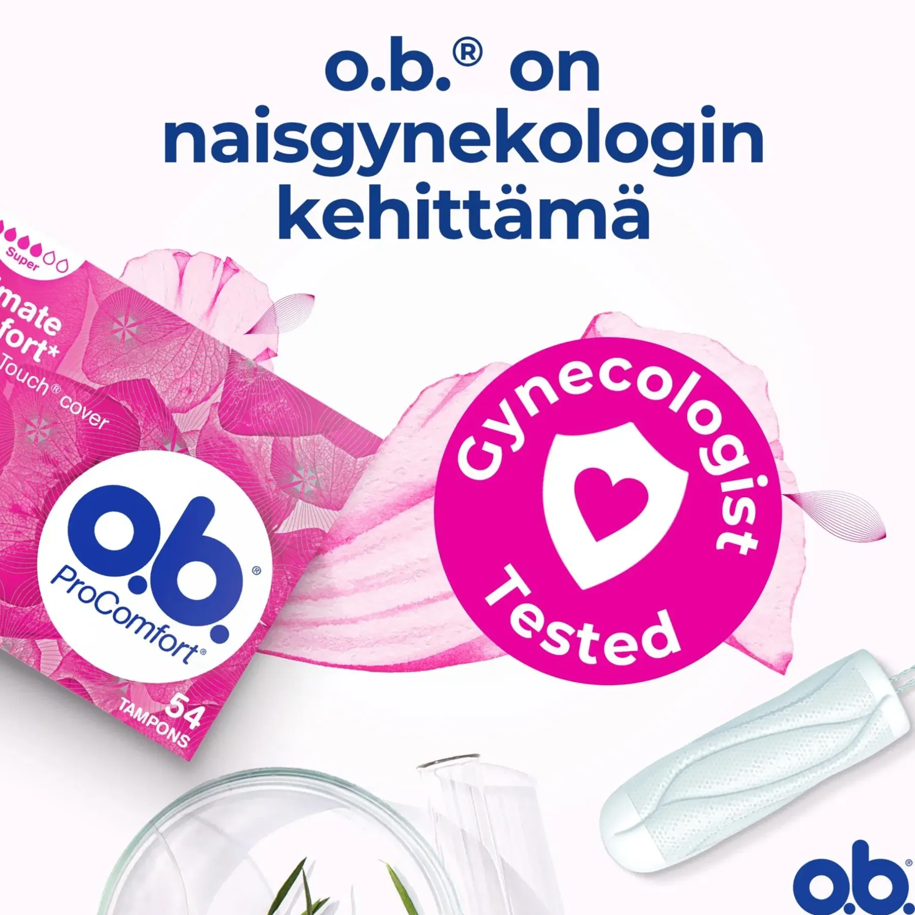 o.b. Kuukautiset Ja Intiimihygienia<ProComfort Super 54 kpl