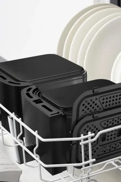 OBH Nordica Keittiökoneet<XXL Dual Easy 11l air fryer AG9428S0 musta