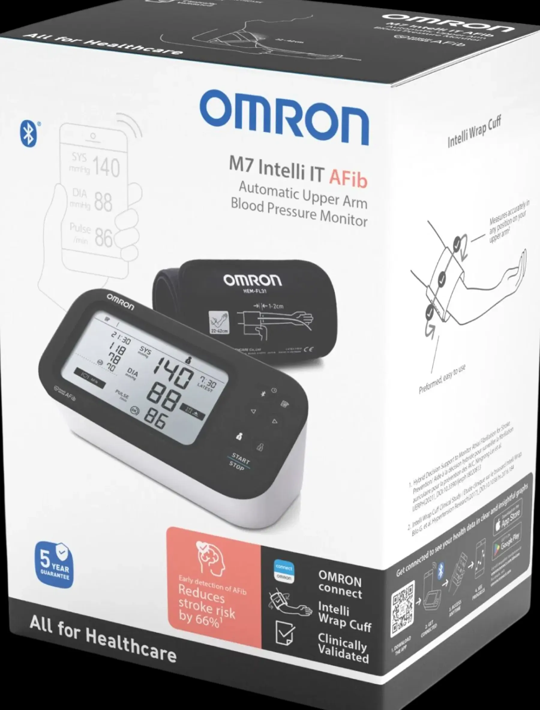 Omron Verenpainemittarit<M7 Intelli IT AFib verenpainemittari